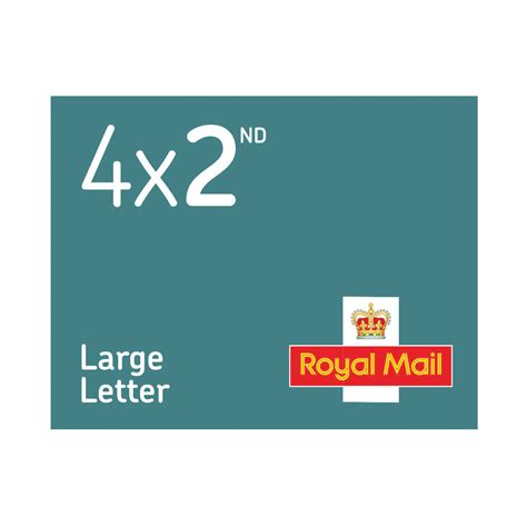 large letter 2nd class uk.